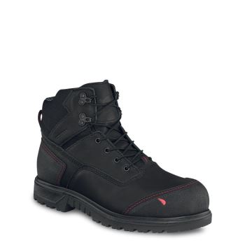 Red Wing Brnr XP 6-inch Waterproof Safety Toe Mens Work Boots Black - Style 2400
